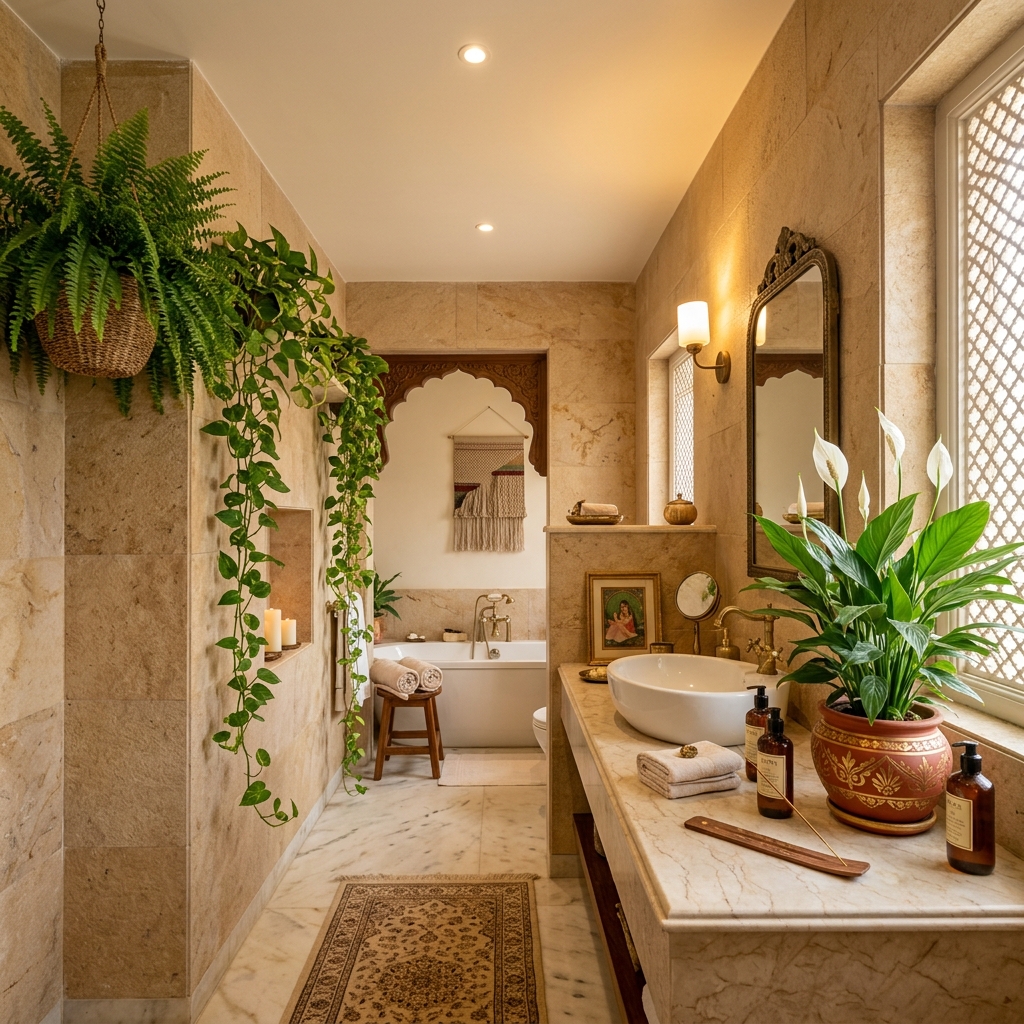 Bathroom & High-Humidity Indoor Plants: Ferns, Pothos & Peace Lily Guide 🌿🚿