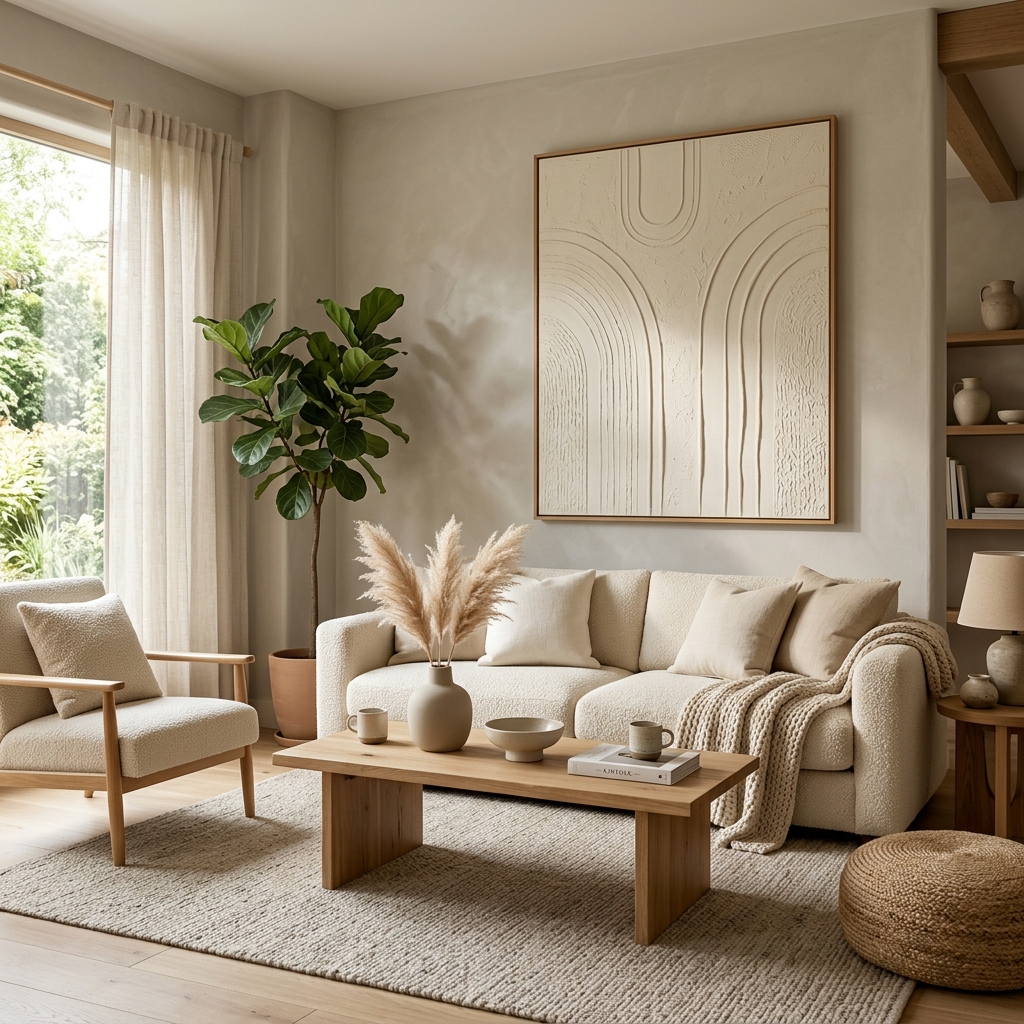 Beige & Earthy Neutral Home Aesthetics: Cozy Minimalist Decor Ideas 🌾✨🛋️