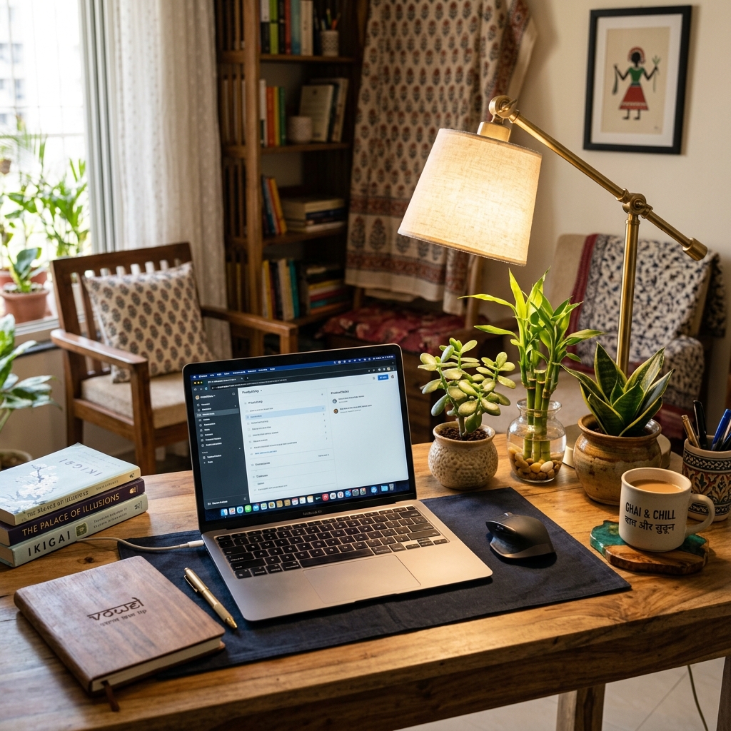 Best Plants for Work-From-Home Desks & Office Study Tables (Stress Busting) 🪴💻