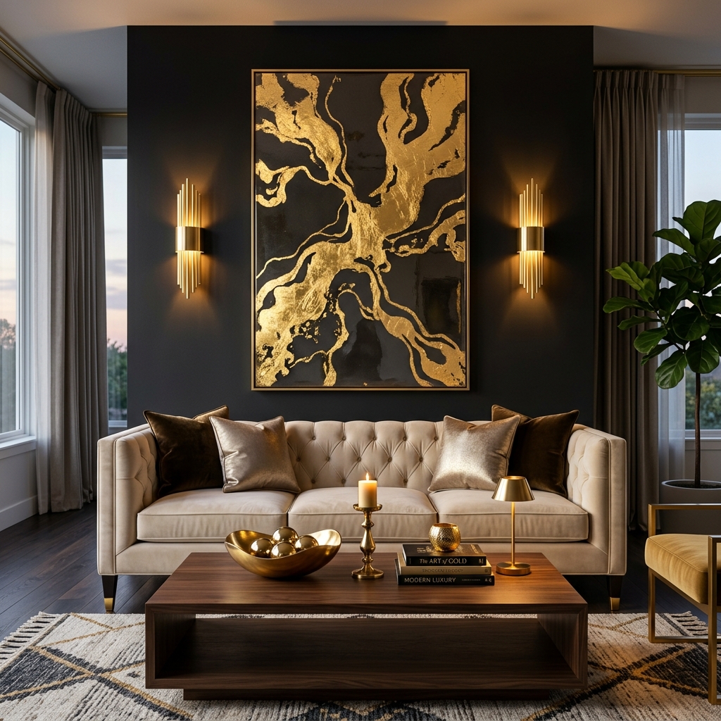 Black & Gold Home Decor: How to Add Regal Luxury to Modern Interiors 🖤✨👑