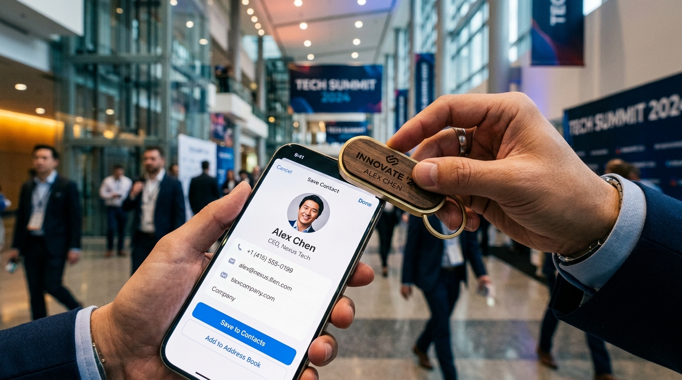 The Death of Paper Business Cards: Why Smart NFC Keychains Are the New Networking Standard 💼📱⚡