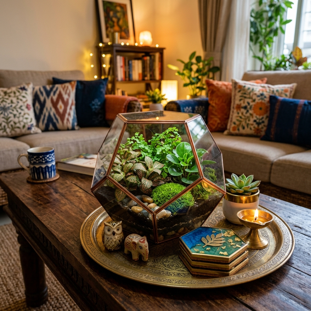DIY Terrarium & Mini Glass Garden Decor Ideas for Living Room Tables 🌿🔮