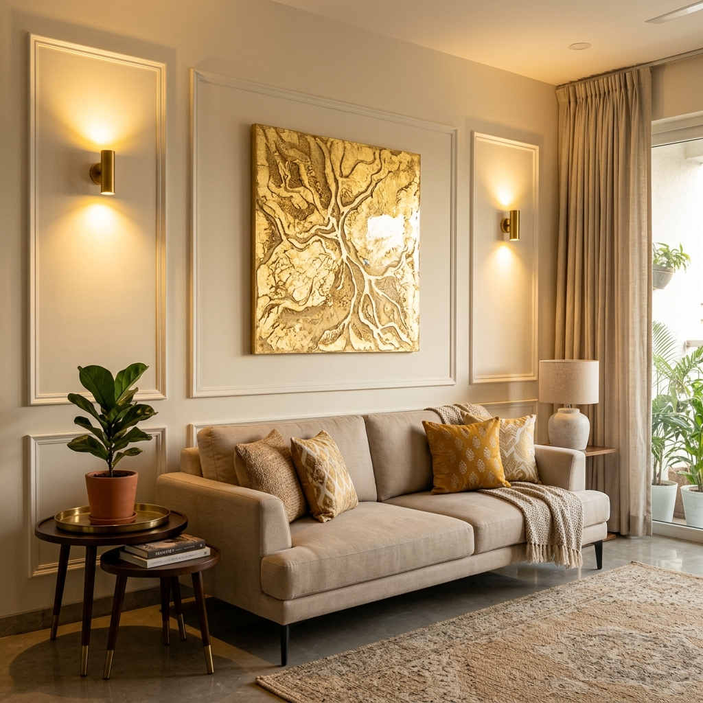 How to Make a Plain Wall Look Expensive on a Minimal Budget 🖼️✨
