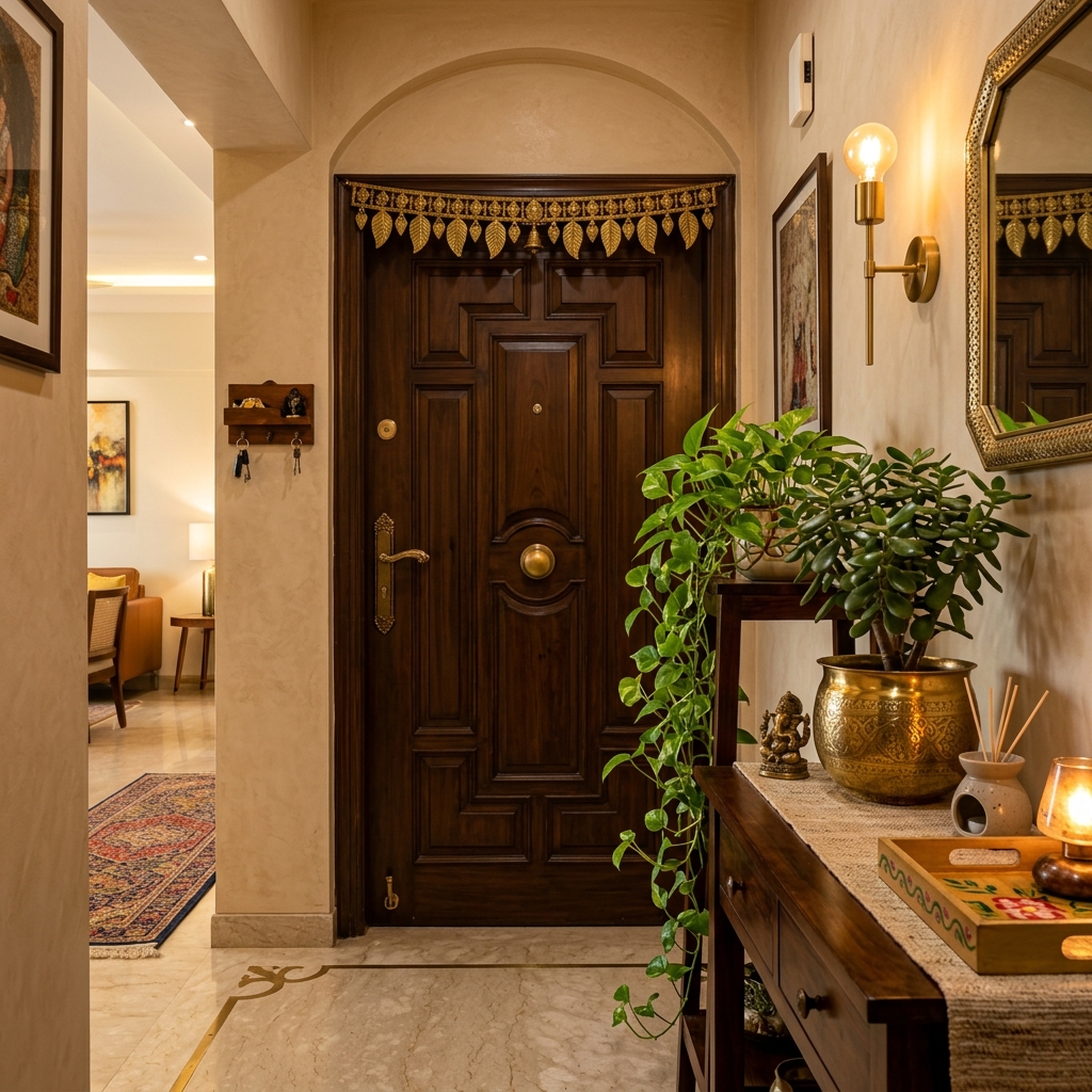 Vastu Plants for Home Entrance: Snake Plant, Money Plant & Jade Plant Placement Guide